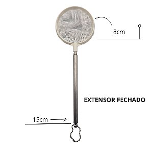 SKRw REDE P/ AQUARIO REDONDA CAMARAO 8X8X15 RETRA