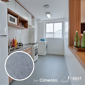 Piso Vinílico Autocolante Best Floor Placa 60x60 cm adesivo – Caixa 7,43 m²