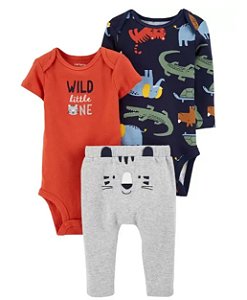 Trio Carter's Safari, bundinha fofa tigre
