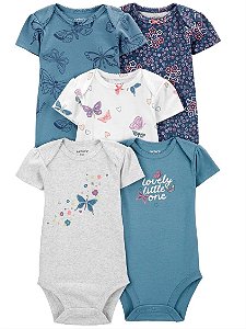 Kit body Carter's Borboleta Azul nova coleção