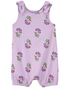 Romper Carters lilás floral Nova Coleção