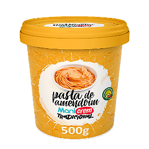 Pasta De Amendoim Manicrem Tradicional Caixa Com 08 Potes De 500g - Manicrem