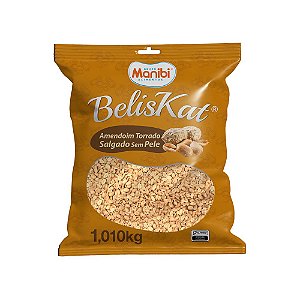 Amendoim Torrado Salgado Sem Pele Com Sal 1kg Beliskat
