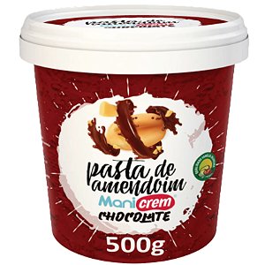 Creme Pasta De Amendoim Sabor Chocolate Manicrem 500g