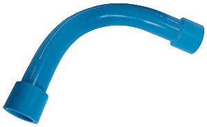 Curva 90º Longa Azul PPR Ar Comprimido