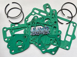 JOGO JUNTA YAMAHA 8C E ANEIS STD KIT