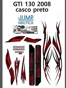 ADESIVO JET SEA DOO GTI 130 2008 KIT