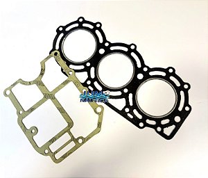 JUNTA CABEÇOTE SUZUKI 55 -65 HP 3 CIL E JUNTA DA BASE