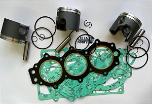 PISTÃO JOHNSON 70 3 Cil KIT MOTOR STD