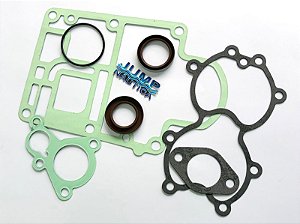 JOGO JUNTA MERCURY 30-40 2 CIL KIT COM RETENTOR VIRA