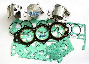 PISTÃO JOHNSON EVINRUDE 60- 65-70 3 Cil KIT MOTOR STD