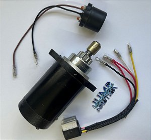 MOTOR ARRANQUE YAMAHA 40X RELÊ E RETIFICADOR