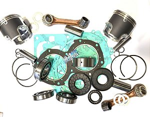 PISTAO YAMAHA 760 BIELA ROLAMENTO RETENTOR KIT MOTOR STD