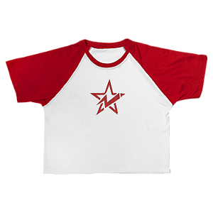 Camiseta Cropped STARDUST Off White - CoST4R