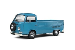 Volkswagen Kombi T2 Pick Up 1968 Azul Petróleo 1:18 Solido