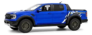 Ford Ranger Raptor 2024 Azul 1:18 Solido