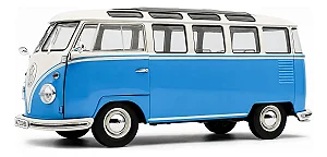 Volkswagen Kombi (Corujinha) T1 1962 Azul 1:18 Solido