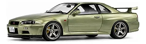Nissan Skyline Gt-R (R34) 1999 Verde 1:18 Solido