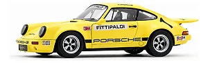 Porsche 911 Carrera RSR IROC Fittipaldi 1974 Amarelo 1:18 Solido