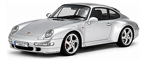 Porsche 911 (993) Carrera 4s 1996 Cinza 1:18 Solido