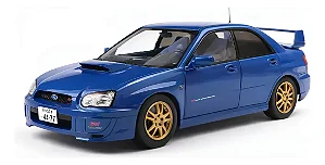 Subaru Impreza Sti (blobeye) 2003 Azul 1:18 Solido Azul
