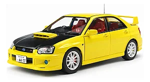 Subaru Impreza WRX STI 2003 Amarelo 1:18 Solido