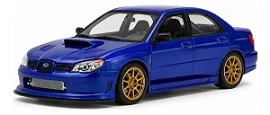 Subaru Impreza WRX STI 2006 Azul 1:24 Welly