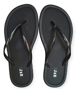 Chinelo Feminino Slim Nuvem Solado Micro Expandido Preto, a mais vendida