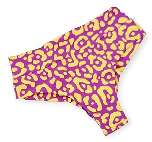 Calcinha de Biquíni Hot Paint Fio Duplo Cós Alto Girafinha, a mais vendida
