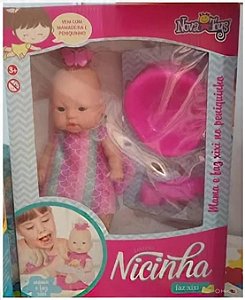 Boneca Infantil Nicinha Faz Xixi No Peniquinho U
