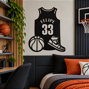 Camisa Basquete Personalizada Nome e Número