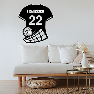 Camisa Vôlei rede Personalizada Nome e Número