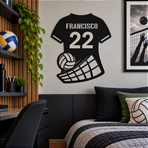 Camisa Vôlei rede Personalizada Nome e Número
