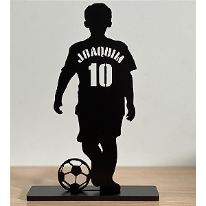 Jogador Menino Troféu Nome e Número