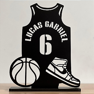 Camisa Basquete Troféu Personalizada Nome e Número