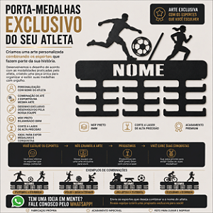 Porta Medalhas Personalizado