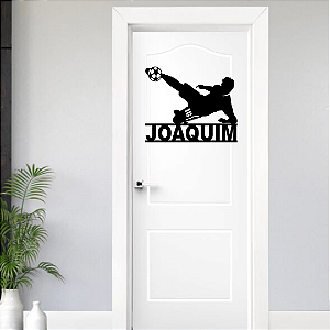 Futebol Voleio Porta Nome e Número