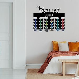 Porta Medalhas Ballet com Nome