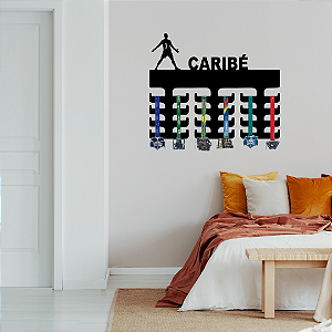 Porta Medalhas CR Futebol com Nome