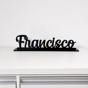 Nome Personalizado MDF Decorativo