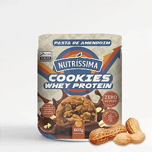 PASTA DE AMENDOIM COM COOKIES - 600 GR