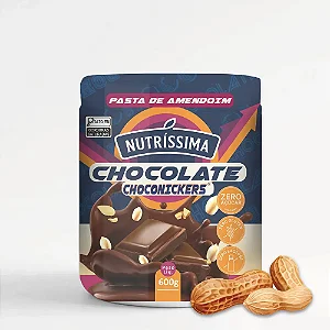 PASTA DE AMENDOIM COM CHOCOLATE - 600GR