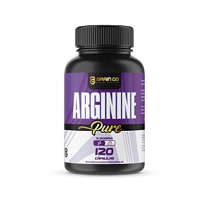 ARGININE PURE 3.000MG 120 CAPS - BRAIN GO