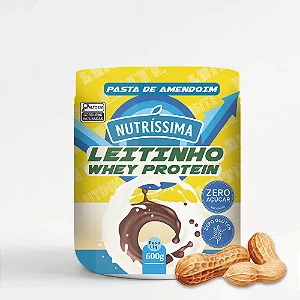 PASTA DE AMENDOIM LEITINHO 600GR - NUTRISSIMA