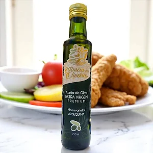 AZEITE DE OLIVA - ARBEQUINA 250ML - ESTÂNCIA DAS OLIVEIRAS