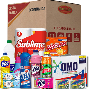 Cesta Básica Limpeza e Higiêne Econômica