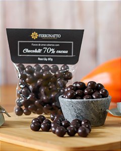 Drágeas Flocos Chocolate Amargo 70% cacau 60g