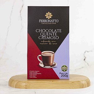 Chocolate Quente Cremoso Adoç. Açúcar Coco - Vegano 200g