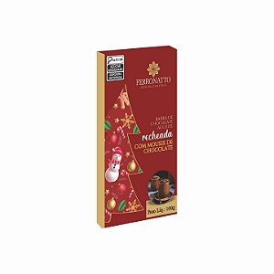BARRA RECHEADA DE MOUSSE DE CHOCOLATE 100g