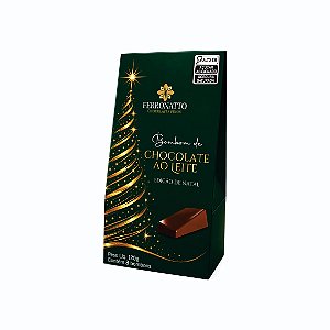 CAIXA DE BOMBONS CHOCOLATE AO LEITE EDIÇÃO NATAL 120G